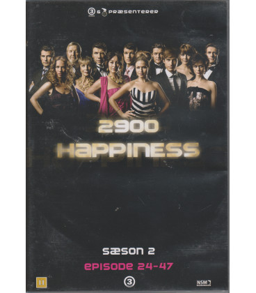 2900 Happiness: Sæson 2 - Episode 24-47 - 3 DVD - BRUGT