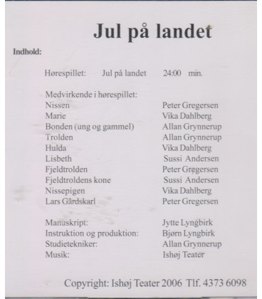Jul på landet - CD - BRUGT