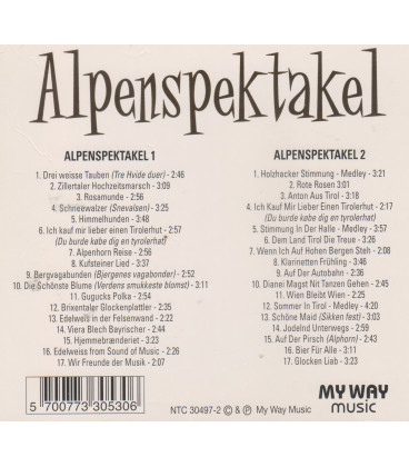 Alpenspektakel - 2 CD - BRUGT