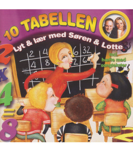 Søren & Lotte - 10 tabellen - CD - BRUGT
