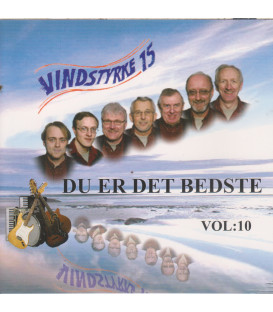 VINDSTYRKE 10 VOL. 10 DU ER DET BEDSTE - CD - BRUGT