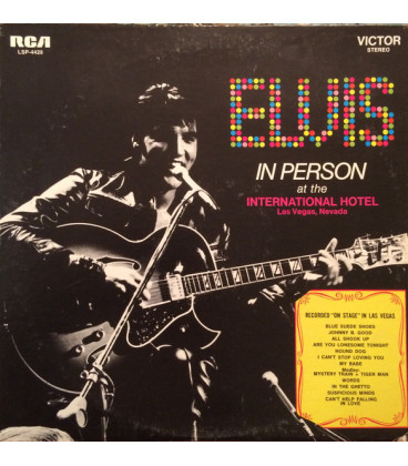Elvis – Elvis In Person At The International Hotel Las Vegas, Nevada - CD - BRUGT