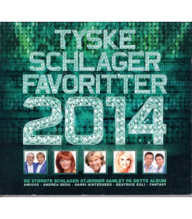 Tyske schlager favoritter 2014 - 2 CD - BRUGT