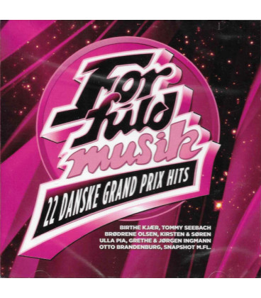 For Fuld Musik - 22 Danske Grand Prix Hits - CD - BRUGT
