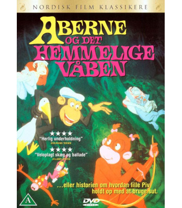 Aberne og det hemmelige våben - DVD - NY