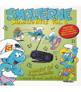 Smølferne ‎– Smølfehits Vol. 5 - CD - BRUGT