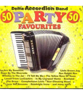 Delta Accordion Band – 50 Party Favourites - CD - BRUGT
