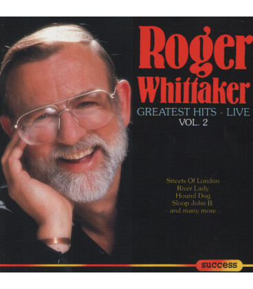 Roger Whittaker – Greatest Hits - Live - Vol. 2 - CD - BRUGT