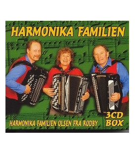 Harmonika Familien vol.   1-2-3 Instrumental - 3CD - NY - TILBUD