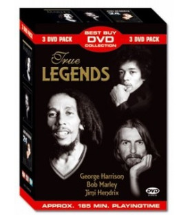 True Legends   George Harrison/Bob Marley/Jimi Hendrix (3DVD) (Music-DVD)mm - NY