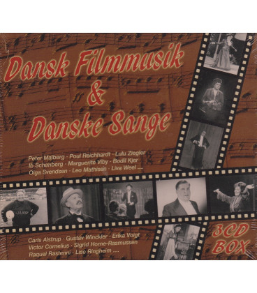 DANSK FILMMUSIK & DANSKE SANGE VOL. 1-2-3  - 3 CD