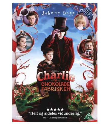 Charlie og Chokoladefabrikken - DVD - BRUGT