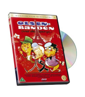 Olsen-Banden 13: Over alle bjerge - DVD - BRUGT