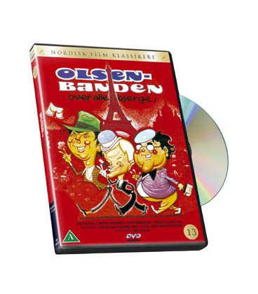 Olsen-Banden 13: Over alle bjerge - DVD - BRUGT