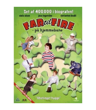 FAR TIL FIRE - PÅ HJEMMEBANE - DVD - BRUGT