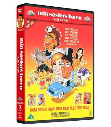 Min søsters børn - alle 4 SAGA film (4-disc) - DVD - BRUGT