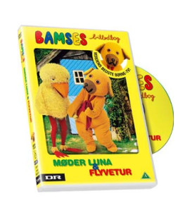 Bamses billedbog Møder Luna & Flyvetur - DVD - BRUGT