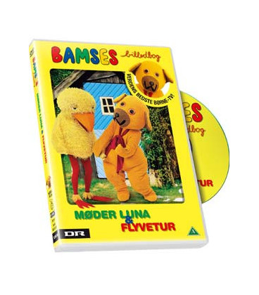 Bamses billedbog Møder Luna & Flyvetur - DVD - BRUGT