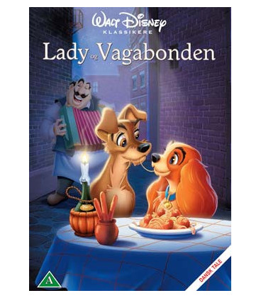 Lady og Vagabonden (Walt Disney) - DVD - BRUGT
