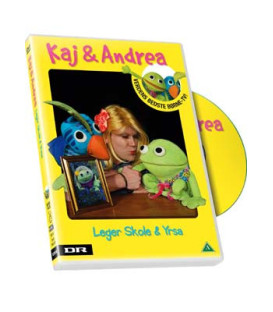 Kaj & Andrea 26: Leger skole & Yrsa - DVD - BRUGT