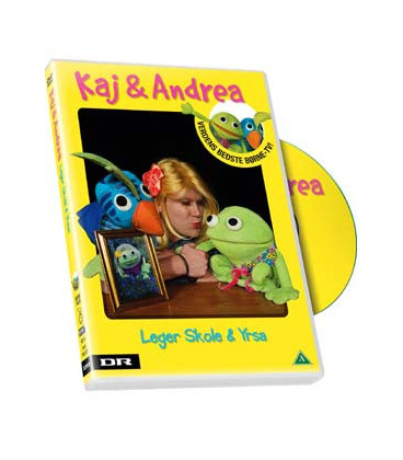 Kaj & Andrea 26: Leger skole & Yrsa - DVD - BRUGT