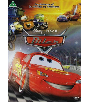 Biler (Pixar) - Disney - DVD - BRUGT