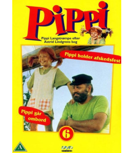 Pippi 6: Pippi Holder Afskedsfest  - DVD - BRUGT