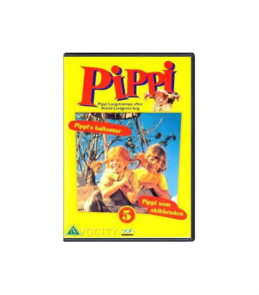 Pippi Langstrømpe 5: Pippis Ballontur + Pippi Som Skibbruden - DVD - BRUGT