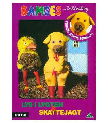 Bamses billedbog 43: Lys i lygten & skattejagt - DVD - BRUGT