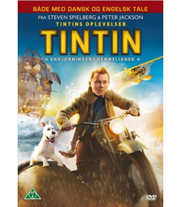 Tintin - Enhjørningens Hemmelighed - DVD - BRUGT