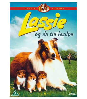 Lassie og de tre hvalpe - DVD - BRUGT