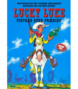 LUCKY LUKE PIGTRÅD OVER PRÆRIEN - DVD -BRUGT