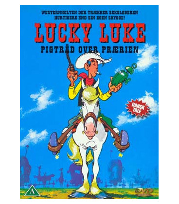 LUCKY LUKE PIGTRÅD OVER PRÆRIEN - DVD -BRUGT