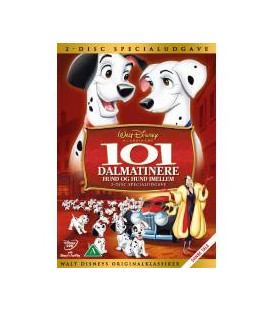 101 Dalmatinere – Hund og hund imellem- Disney - 2 DVD - BRUGT