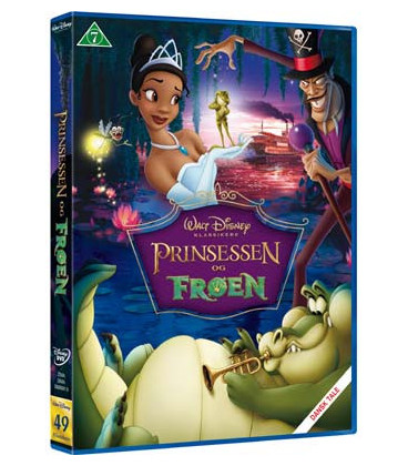 Prinsessen og Frøen (Walt Disney) - DVD - BRUGT