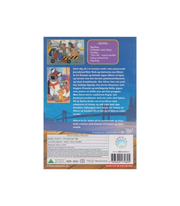 Oliver & Co. Guldnummer 27 - Disney - DVD - BRUGT