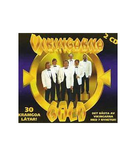 Vikingarna ‎– Gold - 30 Kramgoa Låtar! - 2 CD - BRUGT