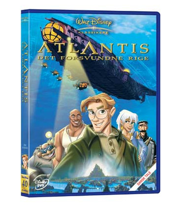 Atlantis: Det forsvundne rige - Disney - DVD - BRUGT