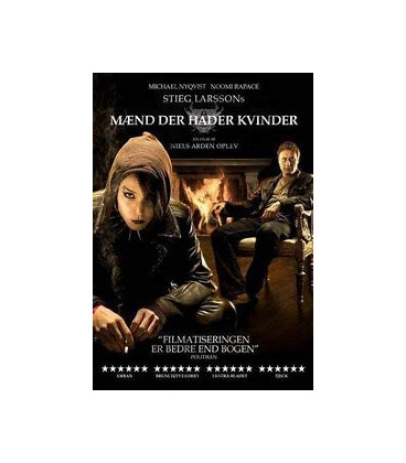 Stieg Larsson Mænd der hader kvinder - DVD - BRUGT