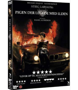Stieg Larsson Pigen der legede med ilden - DVD - BRUGT