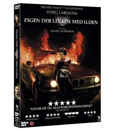 Stieg Larsson Pigen der legede med ilden - DVD - BRUGT