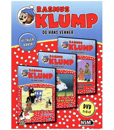 Rasmus Klump og hans venner: Boks 1 (3-disc) - DVD - BRUGT