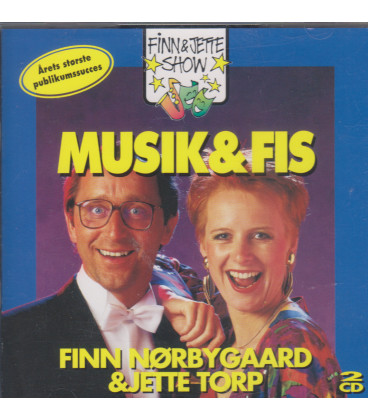 Finn Nørbygaard og Jette Torp Musik & fis : Finn & Jette show - 2 CD - BRUGT