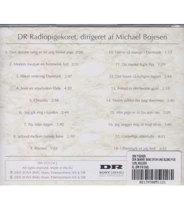 DR Radiopigekoret Den danske sang er en ung blond pige - CD - BRUGT