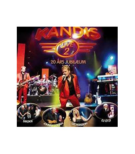 Kandis Live 2 : 20 års jubilæum - CD - DVD - BRUGT