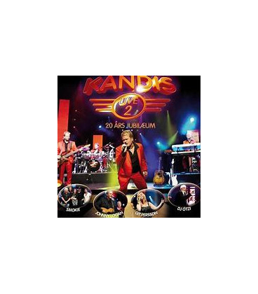 Kandis Live 2 : 20 års jubilæum - CD - DVD - BRUGT