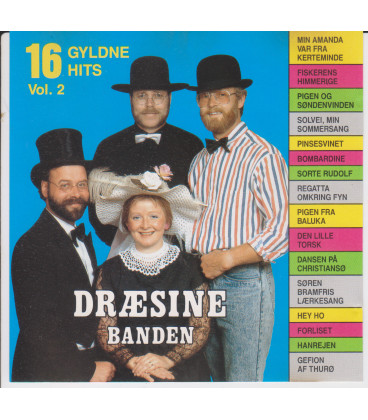 DRÆSINEBANDEN 16 GYLDNE HITS 2 - CD - BRUGT