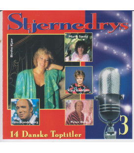 Stjernedrys 3 : 14 danske toptitler - CD - BRUGT