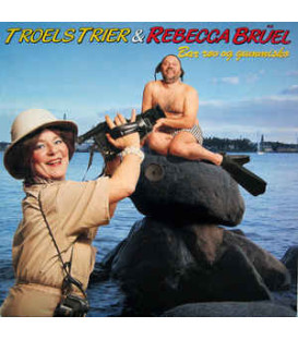 Troels Trier & Rebecca Brüel ‎– Bar Røv Og Gummisko - CD - BRUGT