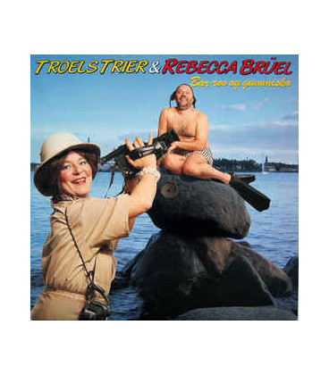 Troels Trier & Rebecca Brüel ‎– Bar Røv Og Gummisko - CD - BRUGT